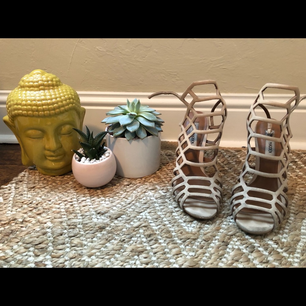 Steve Madden caged heel